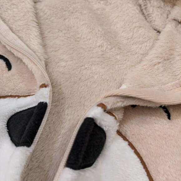 NEW 3T The Children's Place Zip Up Onesie One Piece Footed Fleece Pajamas - Picture 4 of 4